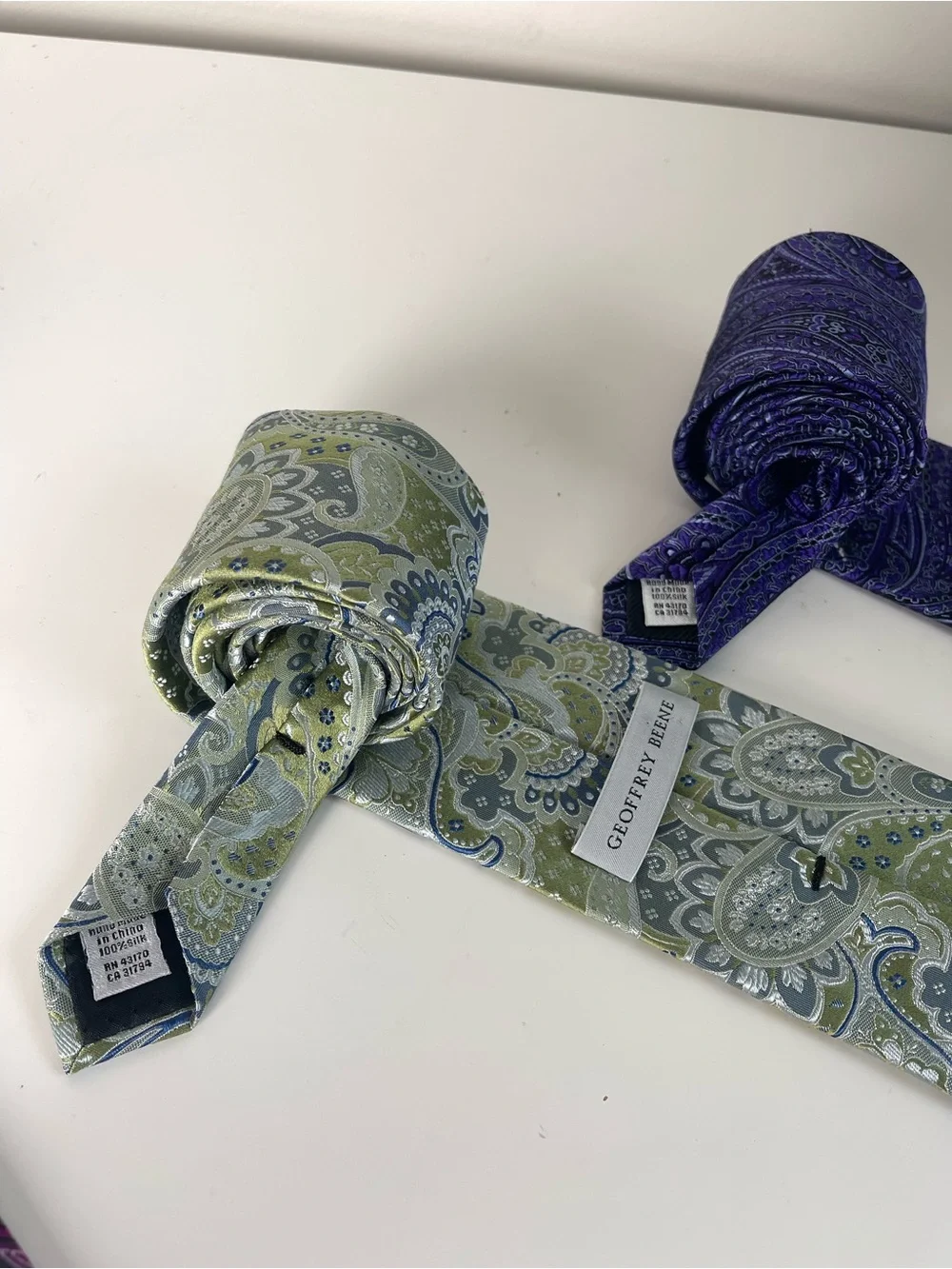 Geoffrey Beene three paisley
